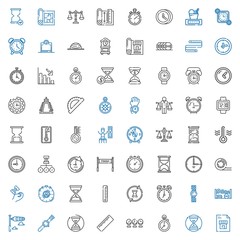 measurement icons set