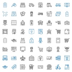 commercial icons set