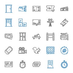 elements icons set