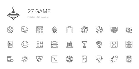 game icons set