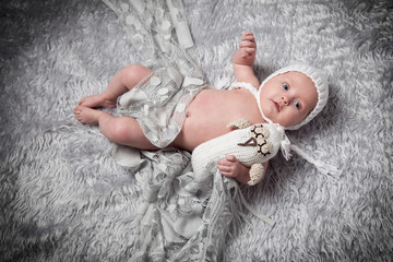 Baby beim Fotoshooting