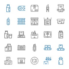 carton icons set