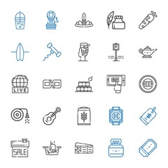 label icons set