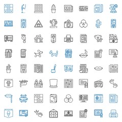 print icons set