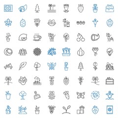 leaf icons set