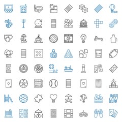 leisure icons set