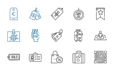 tag icons set
