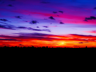 crimson sunset