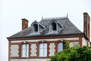Beautiful building against blue sky