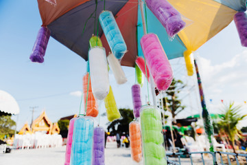 many color of Candy Ortisaiahm in package hanging for sell