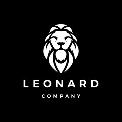 lion logo vector icon illustration