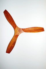 Wooden ceiling fan 