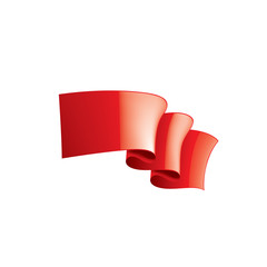 Red sticker on white background. Vector illustration