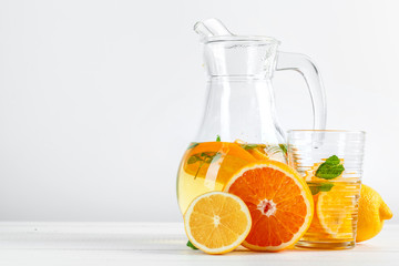 Citrus lemonade,summer drink.