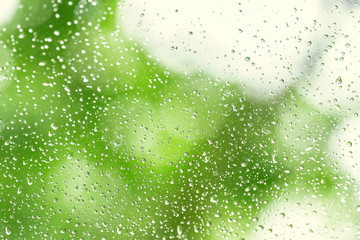 rain drops on a window, for backgrounds