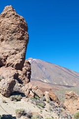 The Roque Cinchado is a rock formation, regarded as emblematic of the island of Tenerife (Canary Islands, Spain). It lies within the Teide National Park 