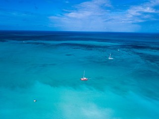 Obraz premium tropical beach and sea / Dominican Republic