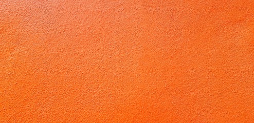 Orange painted wall for background - Art wallpaper, Surface of floor, Concrete, Cement and Painted and decorated background concept 