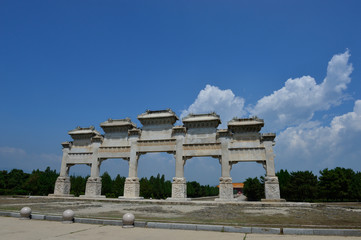 Fototapeta premium The ancient Chinese buildings