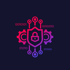 encryption and encrypted data, vector