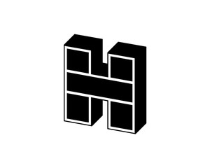 H bold logo