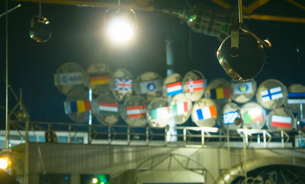 Satellite for earth surface probing at dark interior - Powered by Adobe