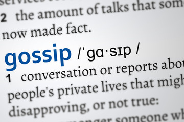 gossip word, definition of the word