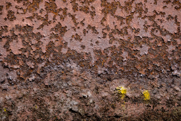 Strukturen in Farbe und Rost