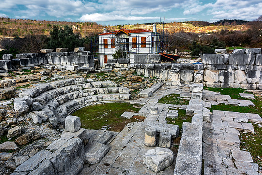 Stratonikeia ancient city Eskihisar,Yatagan,Mugla,Turkey