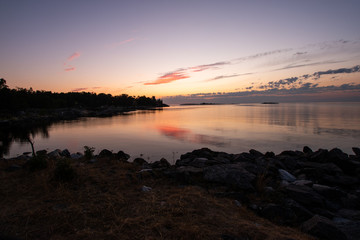 sunrise over the sea