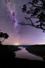 Milky Way Over Burragorang Lake - 241543646