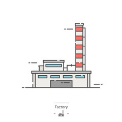 Factory - Line color icon