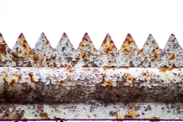 rusty fence
