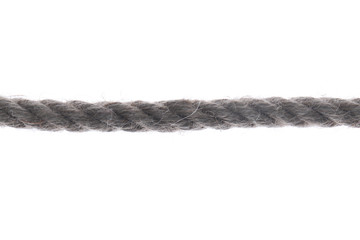 Rope on white background