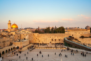 Naklejka premium Ściana Płaczu Jerozolima Izrael