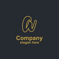 letter w logo template