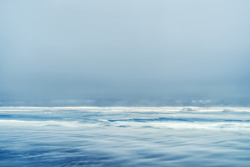 Clear view of the sky with clouds from the plane.