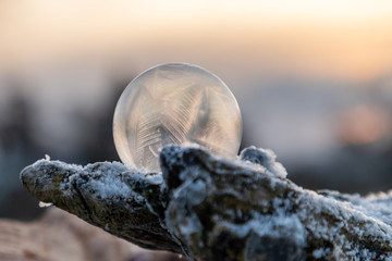 Gefrorene Seifenblasen
