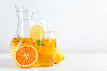 Citrus lemonade,summer drink.