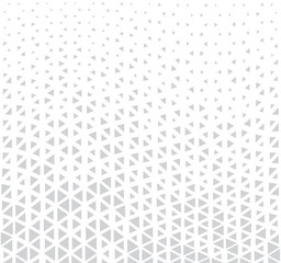 triangle halftone seamless pattern, minimal geometric background border texture
