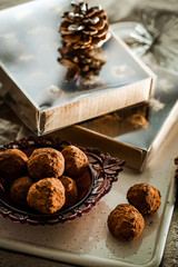 handmade chocolate truffle beautifully packaged