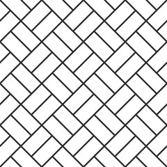 Geometric tiles simple line abstract seamless background. Vector illustration.