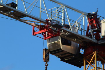 Fototapeta premium GRUE DE LEVAGE DE TRAVAUX PUBLICS