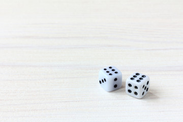 pair of dice fell with two sixes / the most successful combination