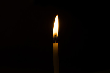 Candle in the dark