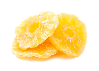 candied fruit isolated on white background