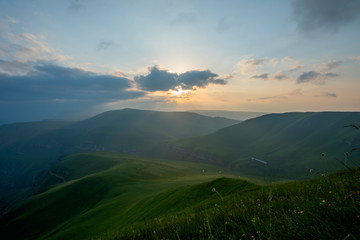 закат, вид с горы Шаджатмаз