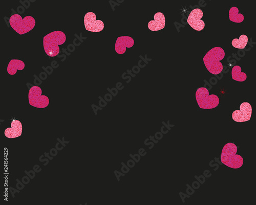 35 Gambar Wallpaper Black and Pink Hearts terbaru 2020