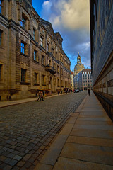 Landmarks of Saxony Germany - elegant baroque city Dresden, popular touristic attraction