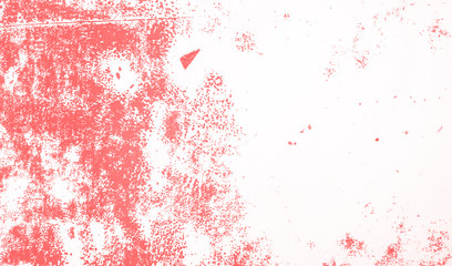 Obraz premium living coral, color of the 2019 year paint stroke